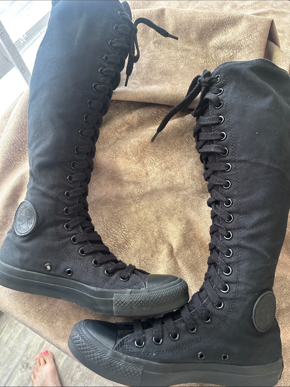 Converse Tall Lace-Up Women's Boots in Black😍 - Picture 3 of 7